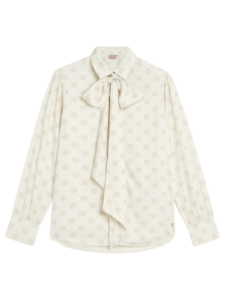 Josh V Josh V Sydney Blouse - Creme White/Light Brown