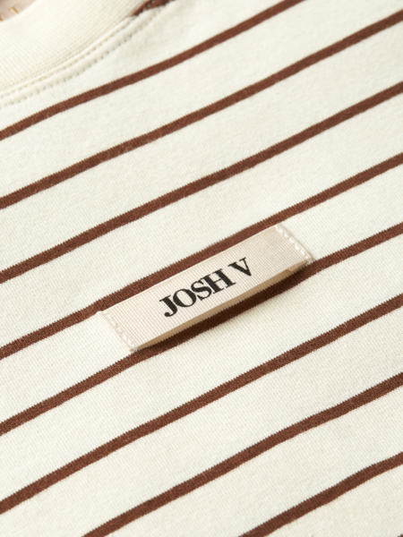 Josh V Josh V Sue T-Shirt - Creme White/Dark Brown