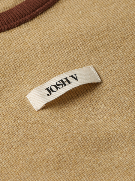 Josh V Cody T-Shirt - Light Brown Melange Josh V Josh V Cody T-Shirt - Light Brown Melange