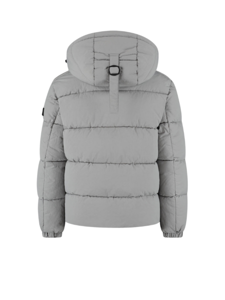 Malelions Malelions Kids Donn Puffer Jacket - Grey Plain