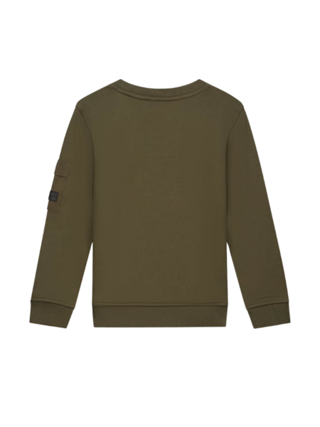 Malelions Kids Nylon Pocket Sweater - Moss Green Malelions Malelions Kids Nylon Pocket Sweater - Moss Green
