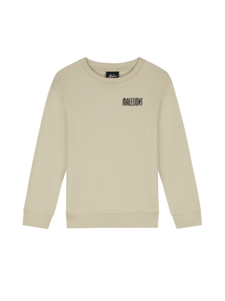 Malelions Malelions Kids Hollywood Map Sweater - Beige