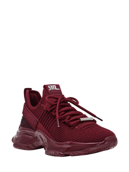 Steve Madden Steve Madden Maxilla-R-E Sneaker - DK Cherry Lacq