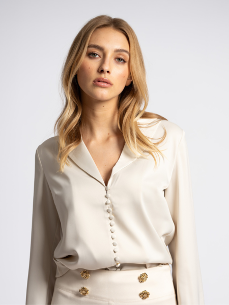 Nikkie Nikkie Leonia Blouse - Pearl