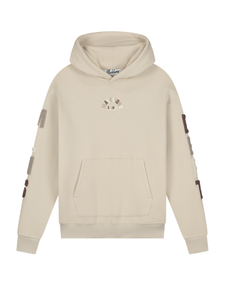 Malelions Malelions Women Sherpa Applique Hoodie - Beige