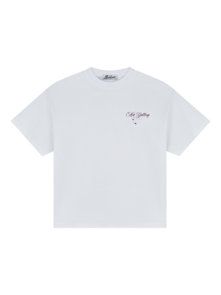 Malelions Malelions Women Collectors Oversized T-Shirt - White/Charcoal