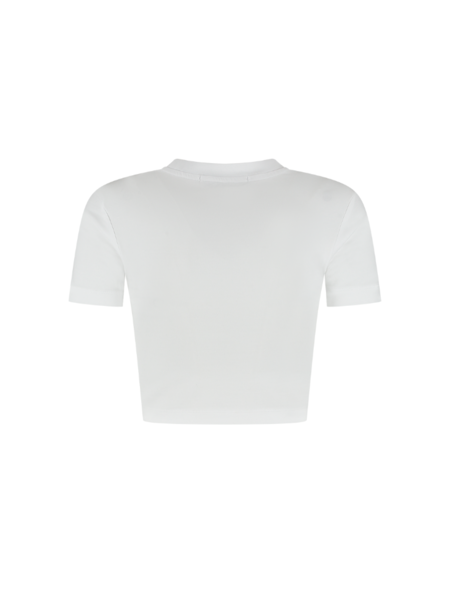 Malelions Malelions Women Cropped Top - White