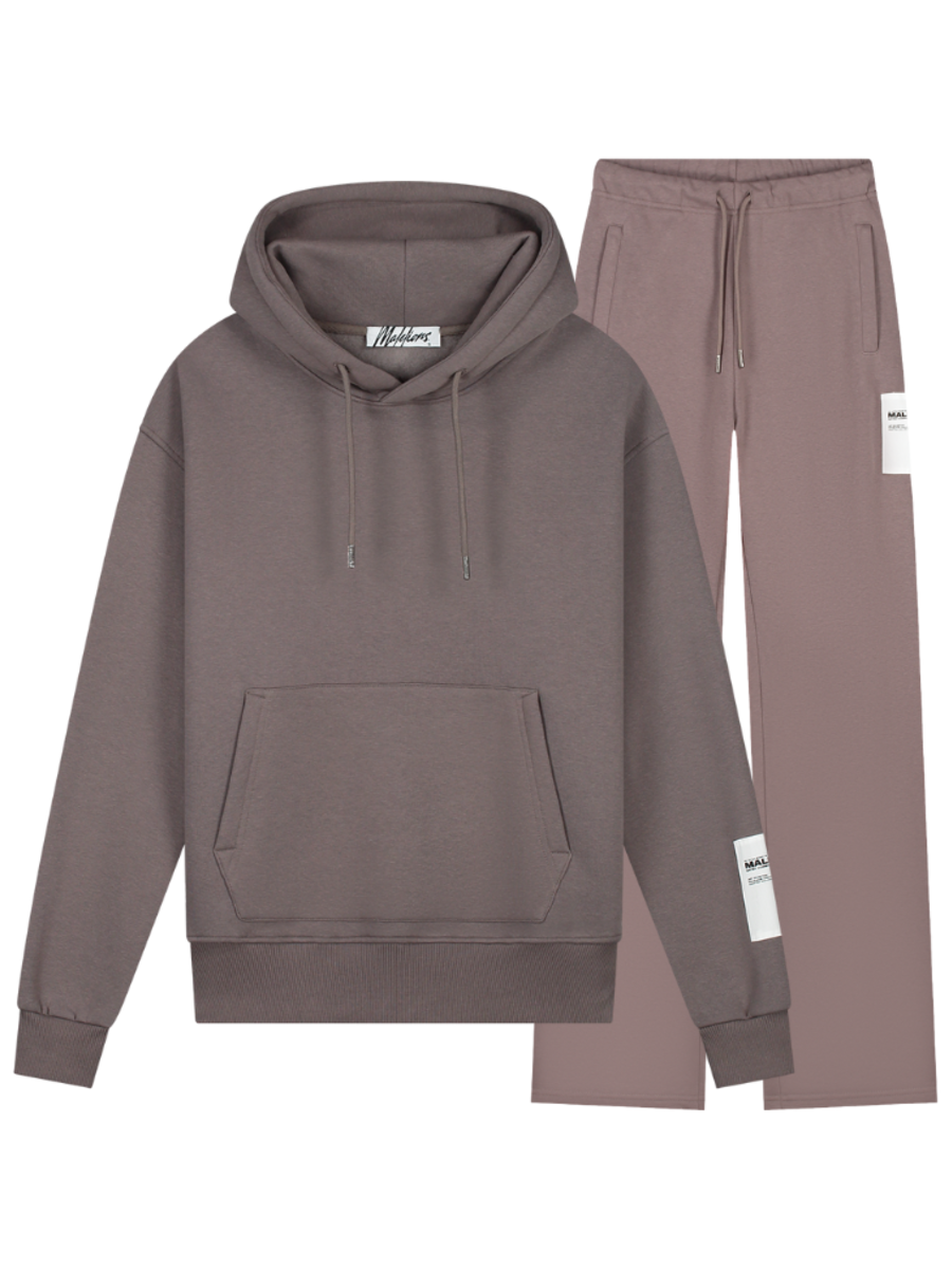 Malelions Women Label Combi-set - Stone Brown Malelions Malelions Women Label Combi-set - Stone Brown