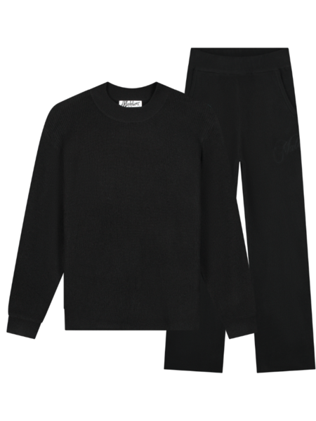 Malelions Malelions Women Knit Combi-set - Black Malelions Women Knit Combi-set - Black