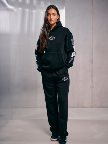 Malelions Malelions Women Sherpa Applique Hoodie - Black