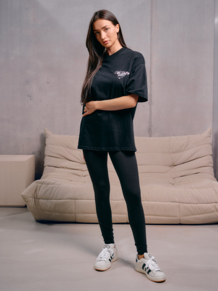 Malelions Malelions Women Collectors Oversized T-Shirt - Black/Light Pink - Copy