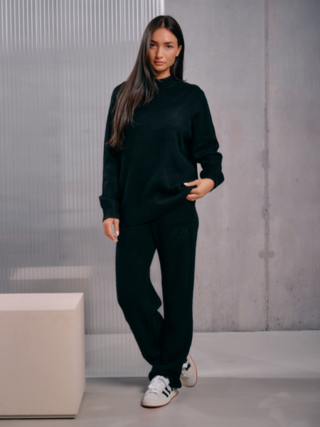 Malelions Malelions Women Oversized Knit Sweater - Black