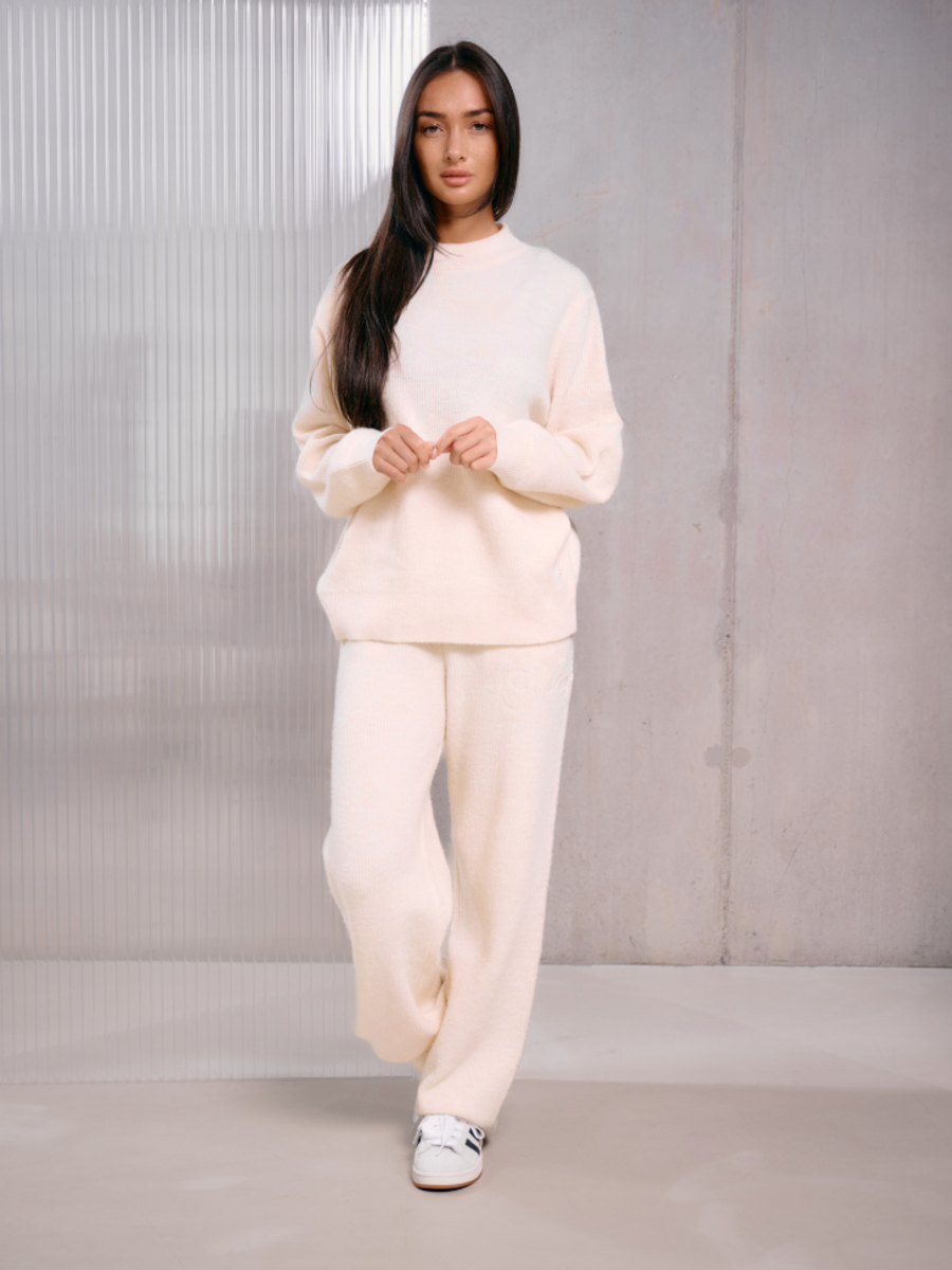 Malelions Malelions Women Knit Combi-set - Beige