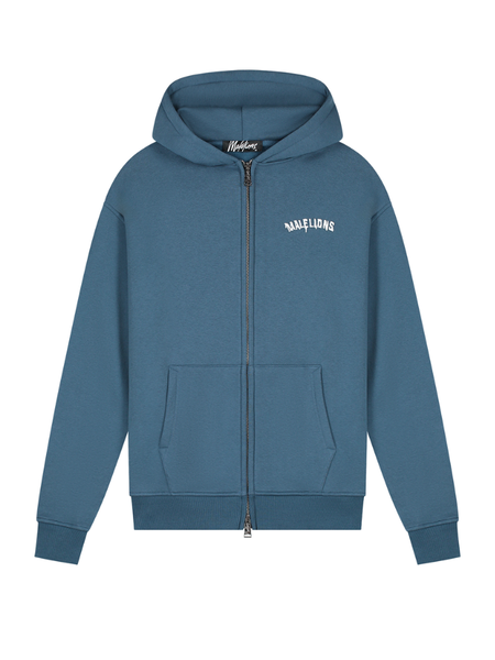 Malelions Malelions Graffiti Zip Hoodie - Blue Slate Malelions Graffiti Zip Hoodie - Blue Slate