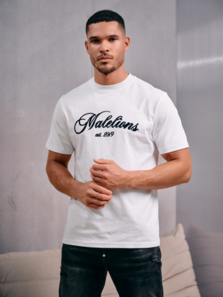 Malelions Handwritten T-Shirt - White Malelions Malelions Handwritten T-Shirt - White