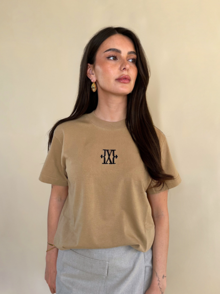 Josh V Josh V Roxy T-Shirt - Light Brown Josh V Roxy T-Shirt - Light Brown