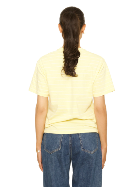 La Sisters La Sisters Short Sleeve Oversized Stripe Tee - Yellow