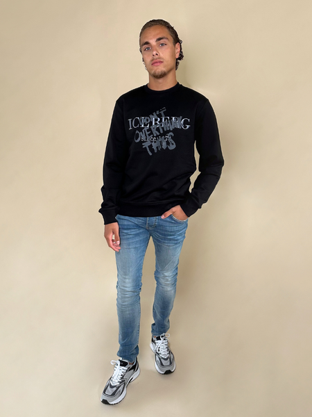 Iceberg Iceberg Don't Overthink Sweat-Shirt - Black
