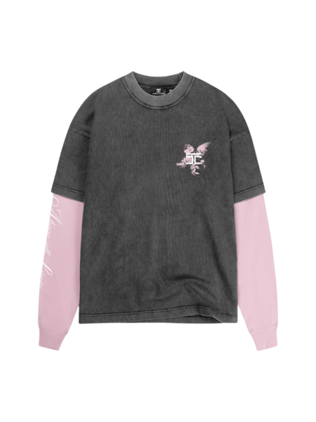 JorCustom JorCustom Above All Limits Double Layered Longsleeve - Acid-Pink