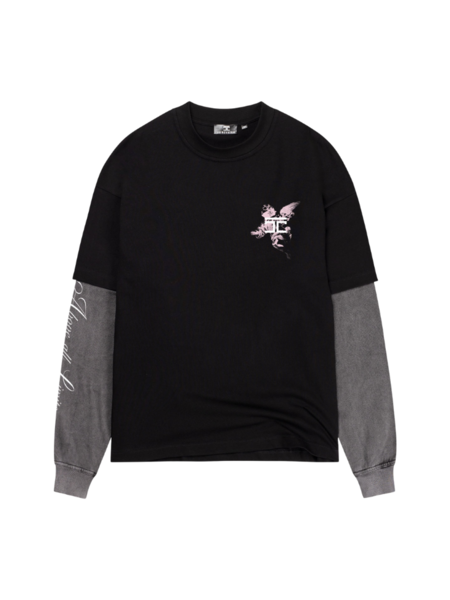 JorCustom JorCustom Above All Limits Double Layered Longsleeve - Black-Acid