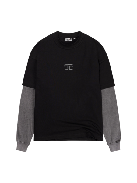 JorCustom JorCustom Artist Double Layered Longsleeve - Black-Acid