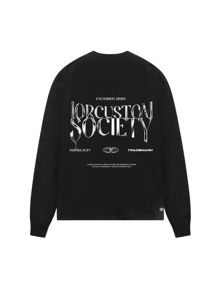 JorCustom Women Uncommon Minds LongSleeve Tee - Black - Eddy's