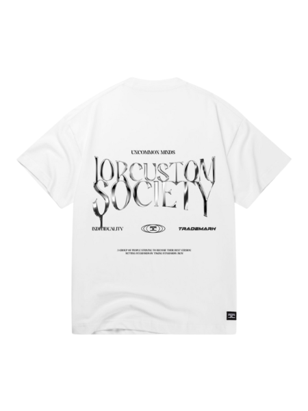 JorCustom JorCustom Women Uncommon Minds Loose Fit T-Shirt- White JorCustom Women Uncommon Minds Loose Fit T-Shirt- White