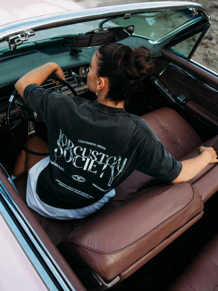 JorCustom JorCustom Women Uncommon Minds Loose Fit T-Shirt - Acid Grey