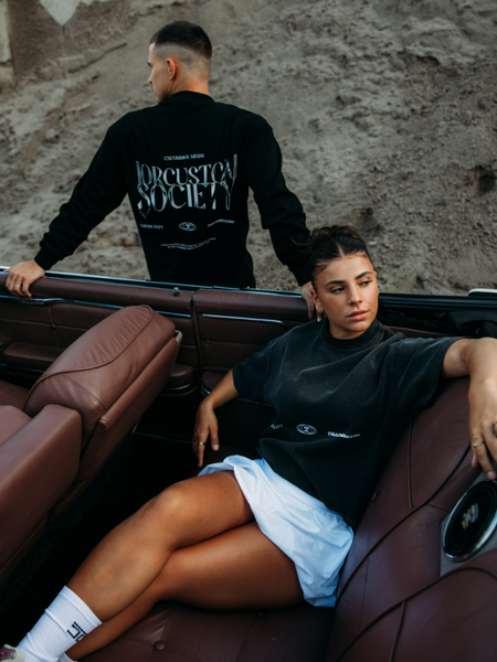 JorCustom JorCustom Women Uncommon Minds Loose Fit T-Shirt - Acid Grey