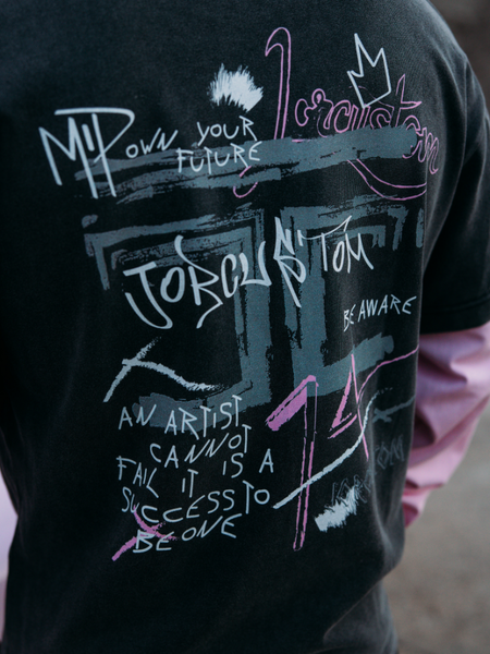 JorCustom JorCustom Artist Double Layered Longsleeve - Acid-Pink