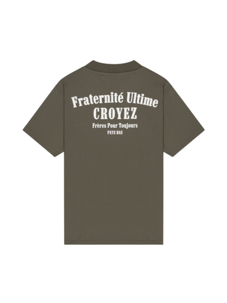 Croyez Croyez Fraternité T-Shirt - Dusty Olive Croyez Fraternité T-Shirt - Dusty Olive