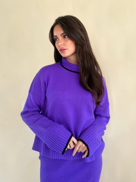 Pinko Nuova Guinea Gonna Lana Merinos Skirt - Lavanda Bluast Pinko Pinko Nuova Guinea Gonna Lana Merinos Skirt - Lavanda Bluast