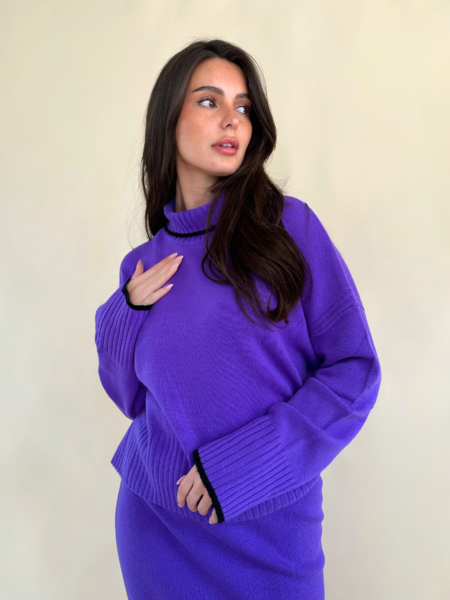 Pinko Nuova Guinea Gonna Lana Merinos Skirt - Lavanda Bluast Pinko Pinko Nuova Guinea Gonna Lana Merinos Skirt - Lavanda Bluast