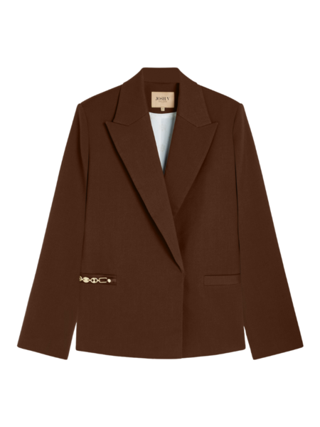 Josh V Josh V Deacon Blazer - Dark Brown Josh V Deacon Blazer - Dark Brown