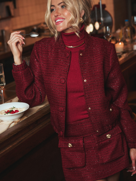 Nikkie Nikkie Loreda Skort - Wine