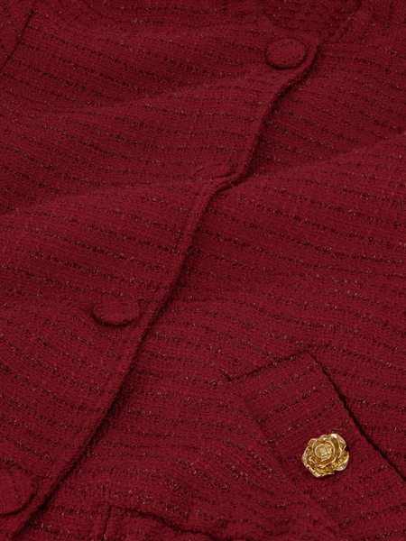 Nikkie Nikkie Loreda Bomber Jacket - Wine