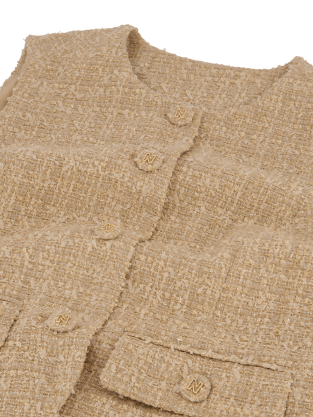 Nikkie Nikkie Lorena Waistcoat - Hazelnut