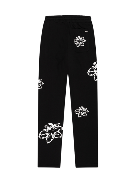 Croyez Croyez Straight Leg Flower Sweatpants - Black