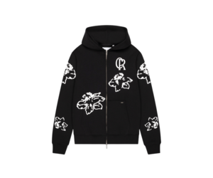 Croyez Flower Zip-Hoodie - Black - Eddy's Eindhoven