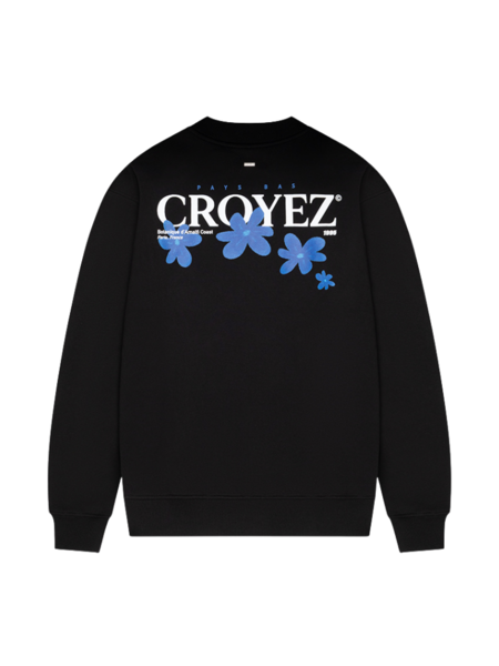 Croyez Croyez Botanique Sweater - Black/Cobalt Croyez Botanique Sweater - Black/Cobalt