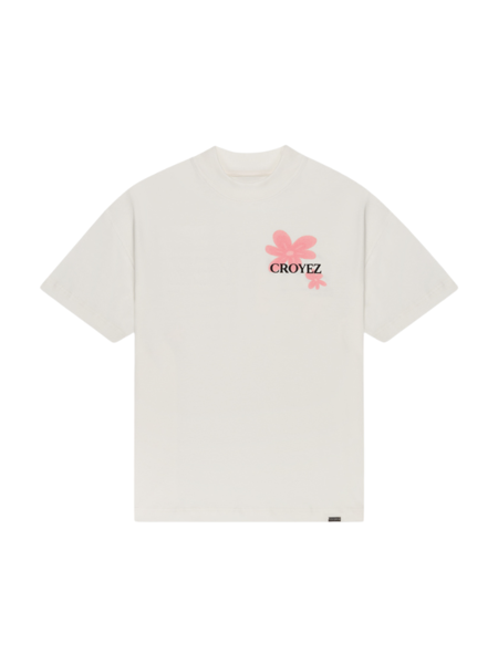 Croyez Croyez Botanique T-Shirt - Off-White/Pink