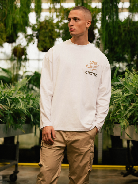 Croyez Croyez Gardener Longsleeve T-Shirt - White
