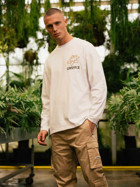 Croyez Croyez Gardener Longsleeve T-Shirt - White