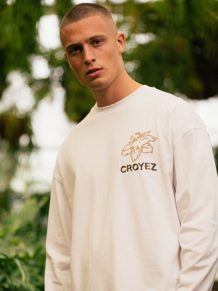 Croyez Croyez Gardener Longsleeve T-Shirt - White