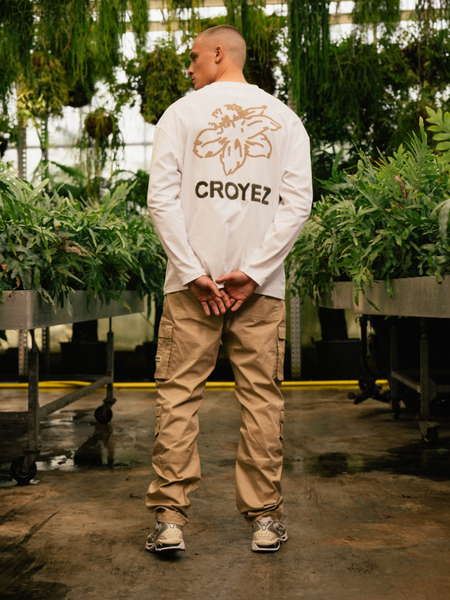 Croyez Croyez Gardener Longsleeve T-Shirt - White
