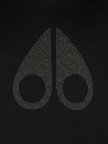 Moose Knuckles Men Chamblee Leaf Tee - Black Moose Knuckles Moose Knuckles Men Chamblee Leaf Tee - Black