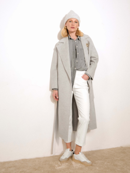 Josh V Josh V Harper Jacket - Light Grey Melange