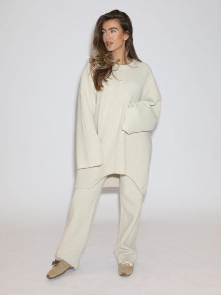 Reinders Reinders Suki Sequins Dress - Creme Reinders Suki Sequins Dress - Creme