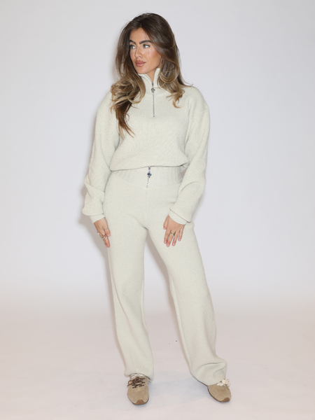 Reinders Reinders Pia Pully Pants Sequins - Creme