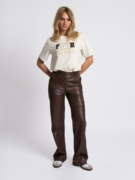 Fifth House Fifth House July T-Shirt - White/Gold